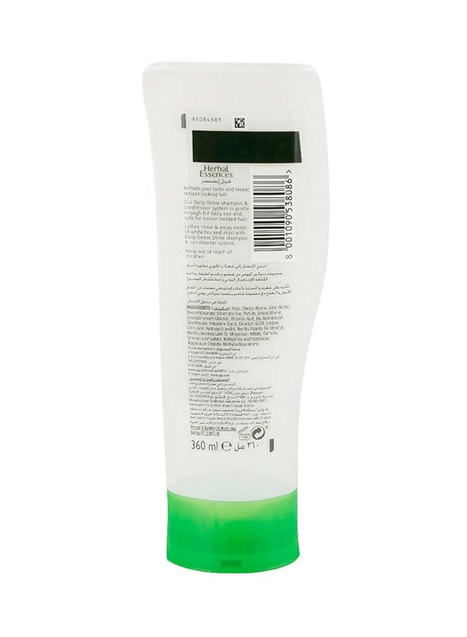 Herbal Essences - Daily Detox Shine White Tea And Mint Conditioner White 360ml - Image 1