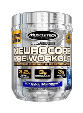 Neurocore Pre-Workout - Icy Blue Raspberry - 50 Servings - v1638784355/N32418410A_1