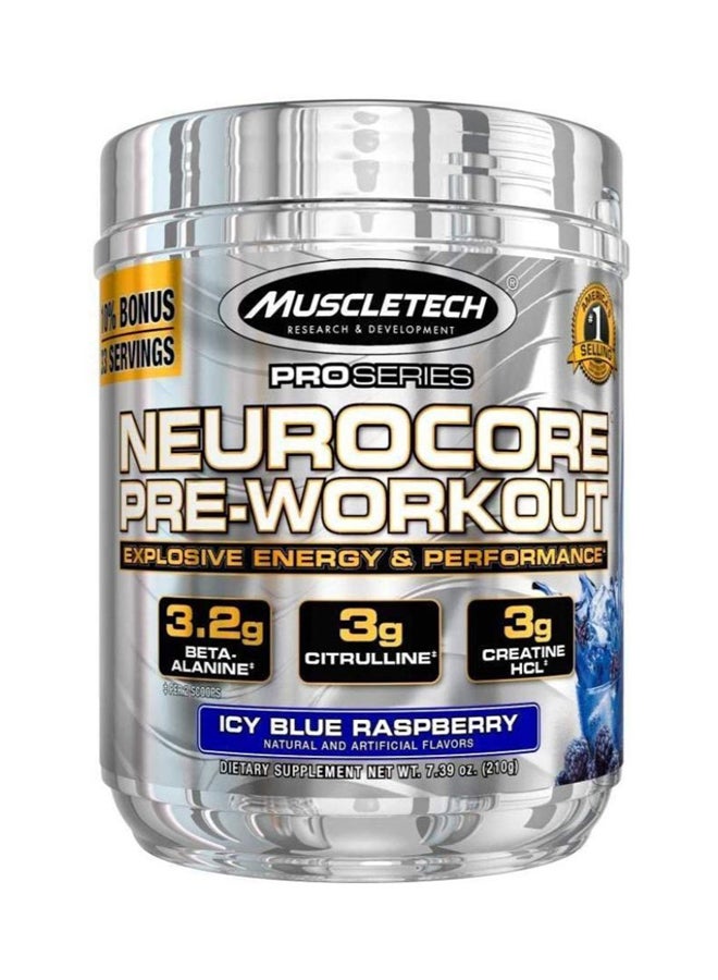 Neurocore Pre-Workout - Icy Blue Raspberry - 50 Servings