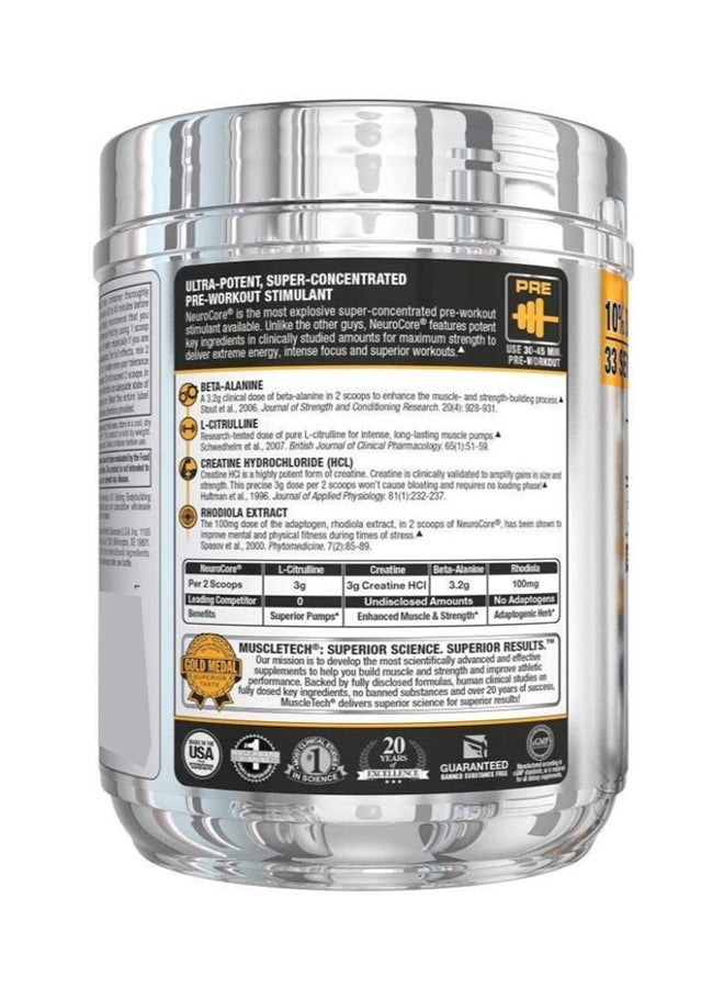 Neurocore Pre-Workout - Icy Blue Raspberry - 50 Servings