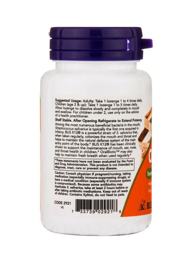 Now Foods - OralBiotic, 60 Lozenges - Image 1
