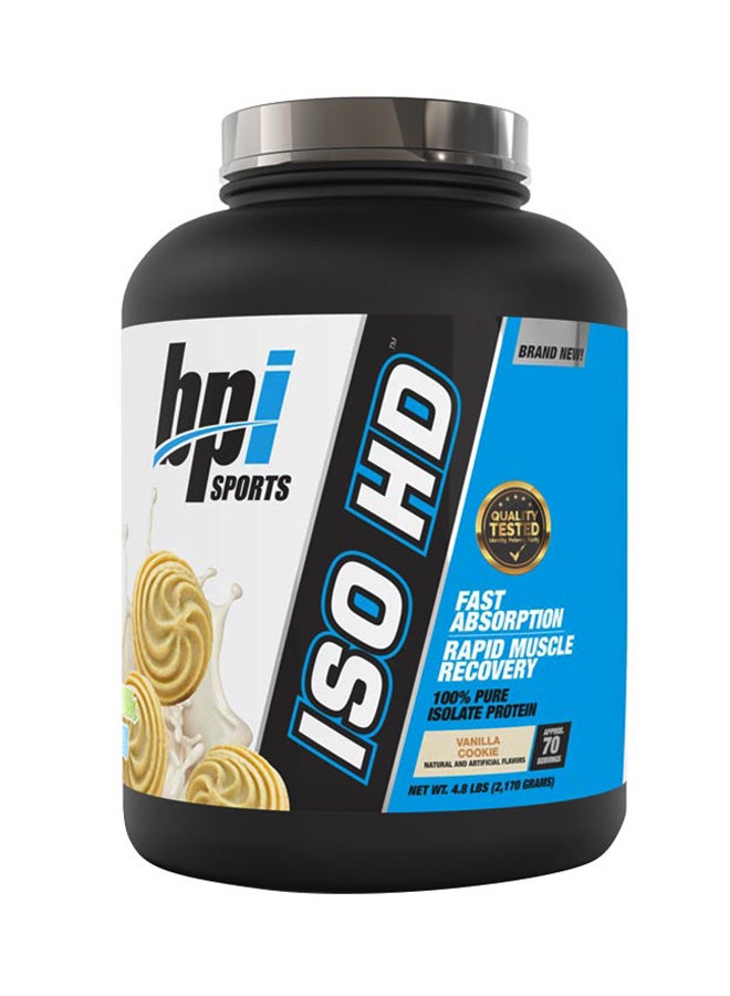 BPI SPORTS ISO HD Dietary Supplement - Vanilla Cookie - Image 1
