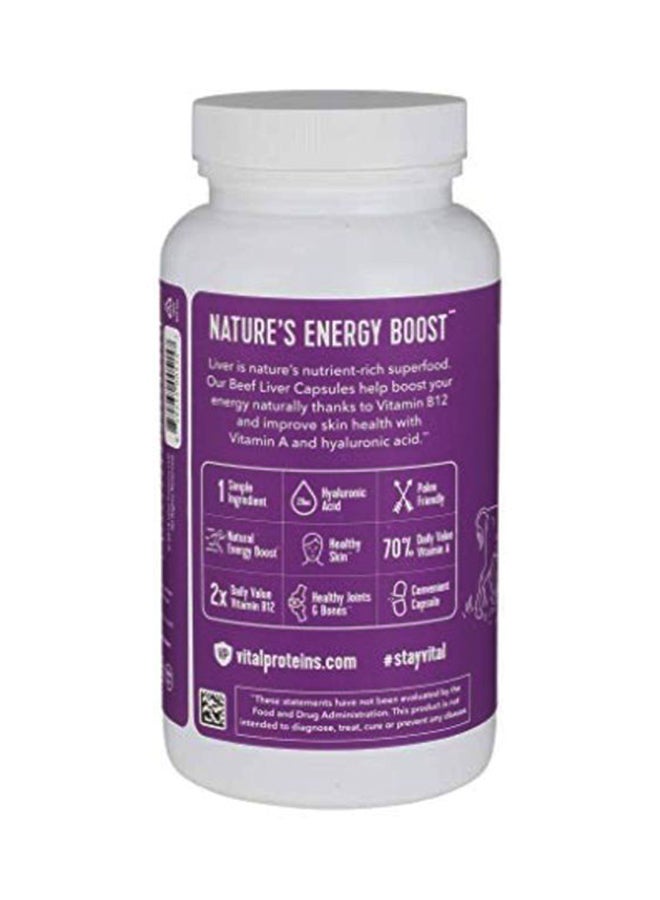 Vital Proteins Vital Proteins Beef Liver Pills Dietary Supplement - 120 Capsules  - Image 2