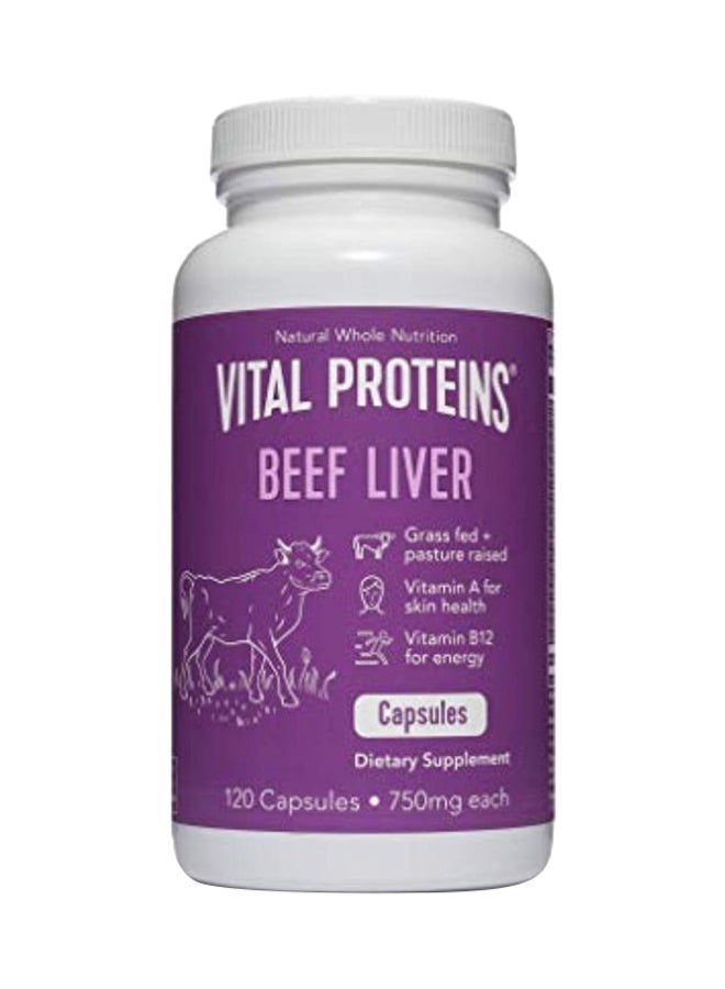Vital Proteins Vital Proteins Beef Liver Pills Dietary Supplement - 120 Capsules  - Image 1