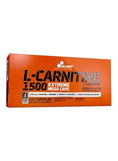 OLIMP BORN IN THE GYM L-Carnitine 1500 Extreme Mega Caps - 120 Capsules  - Image 1