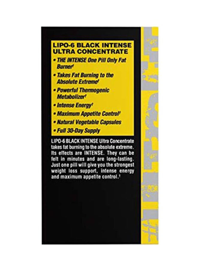 Nutrex Research - 2-Piece Lipo-6 Black Intense Ultra Concentrate Dietary Supplement - 120 Capsules - Image 1