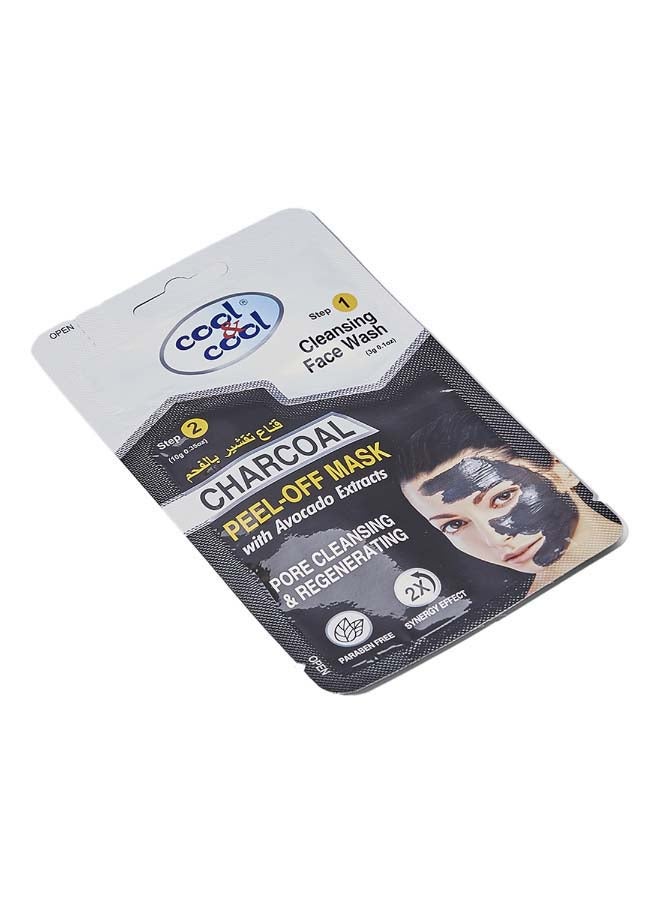 كول اند كول ماسك الفحم المقشر للبشرة 2 في 1 أسود 10جرام - Image 1