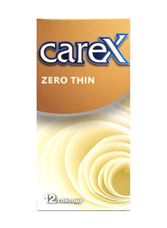 12-Piece Zero Thin Condom
