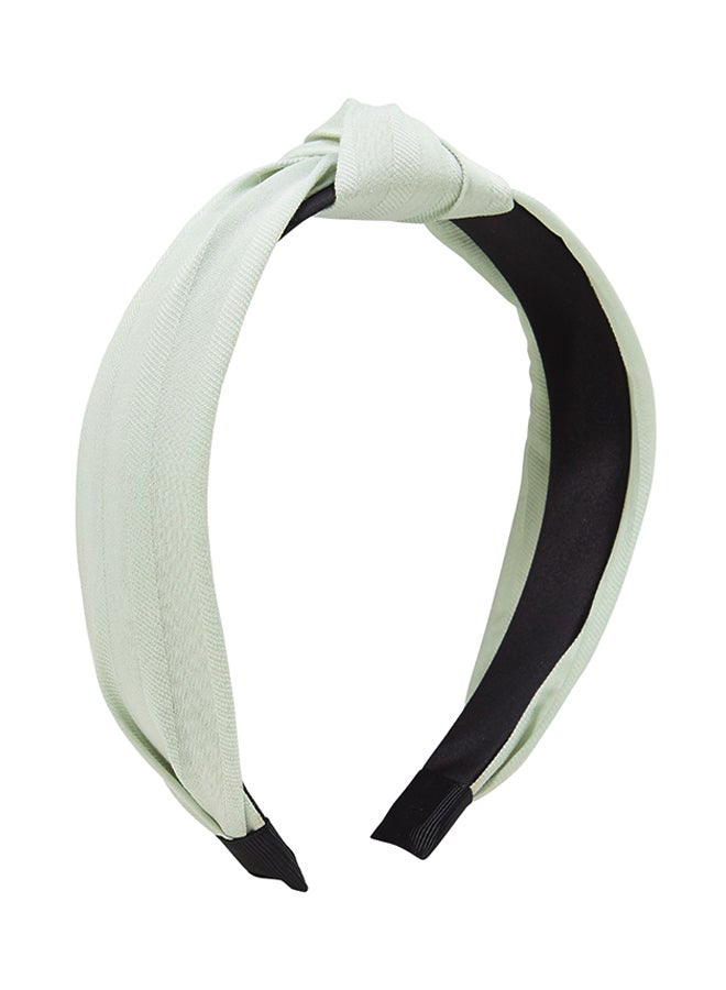بيسز ربطة رأس مخططة أخضر نعناعي One size  - Image 1