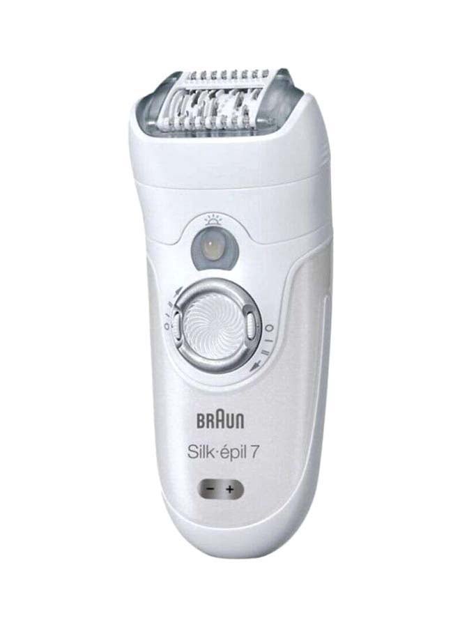 BRAUN - Silk-Epil 7 Wet And Dry Epilator White/Grey - Image 1