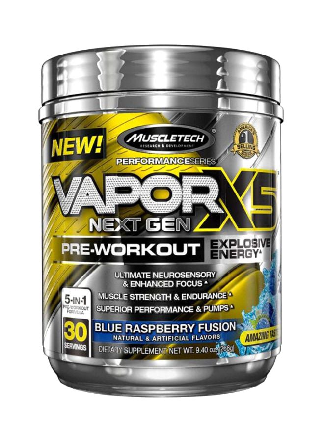 MuscleTech VaporX5 Next Gen PreWorkout Dietary Supplement 228g - Image 1