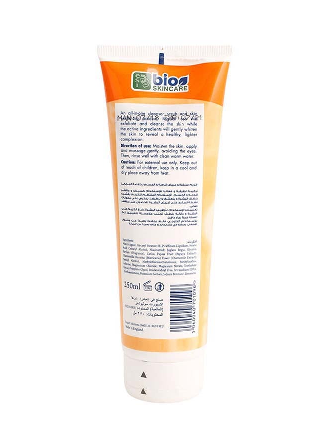 Bio Skincare Exfoliating Papaya Skin Whitening Scrub 250ml Egypt