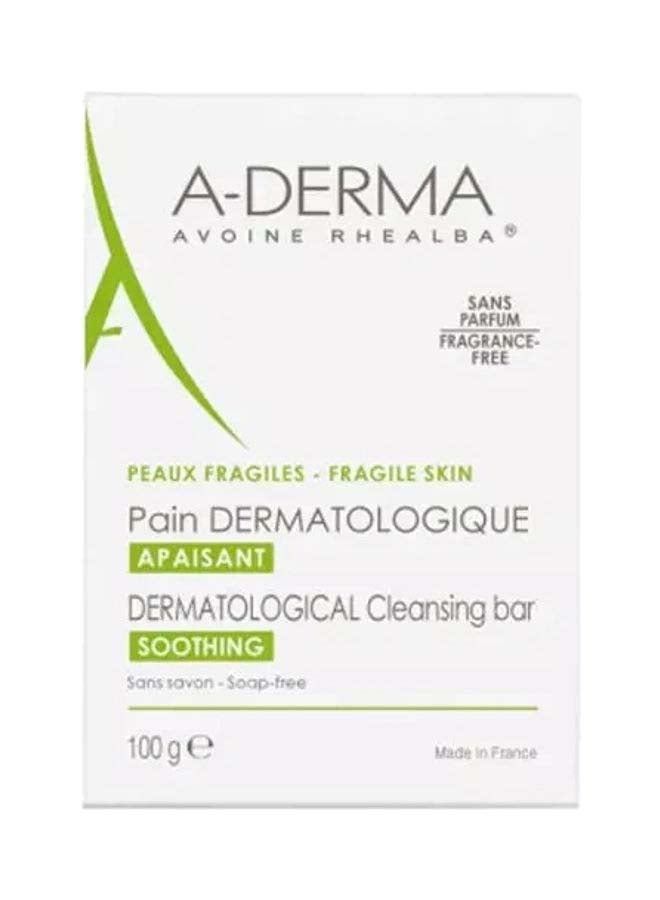A-DERMA Fragile Skin Dermat Cleansing Bar Clear 100grams 