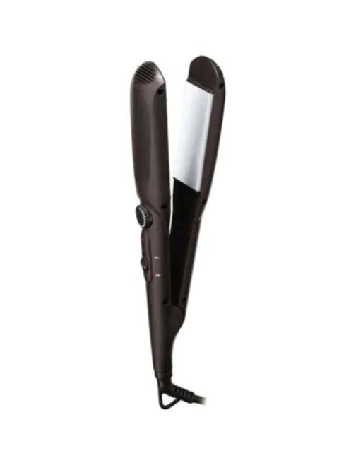 Hair Straightener With Wide Plates Black/White