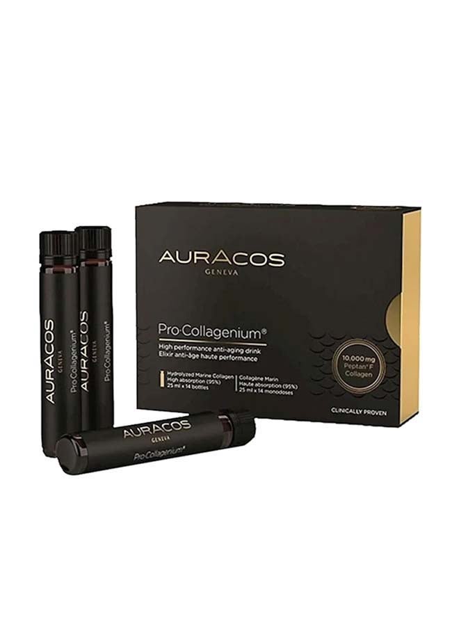 Auracos Pack of 14 - Pro Collagenium High Performance Anti Aging Drink - Image 1