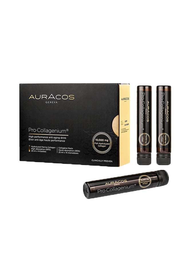Auracos Pack of 14 - Pro Collagenium High Performance Anti Aging Drink - Image 2