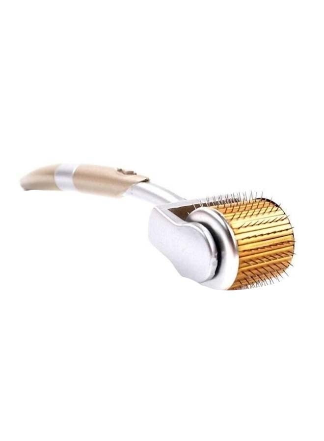 ZGTS - Derma Roller Cosmetic Needling Instrument Gold/Silver 0.5mm - Image 1