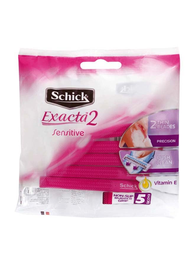 شيك إكزاكتا مجموعة شفرات حلاقة رفيعة من 5 قطع + قطعتين مجاناً - Image 1