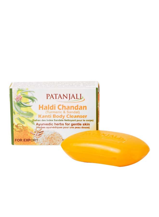 PATANJALI Kanti Haldichandan Body Cleanser Soap - Image 1