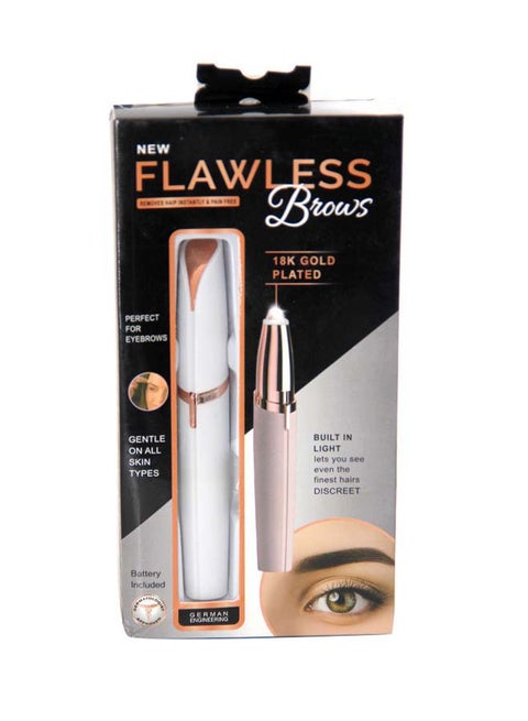 Flawless Hair Remover Machine White/Rosegold 100grams