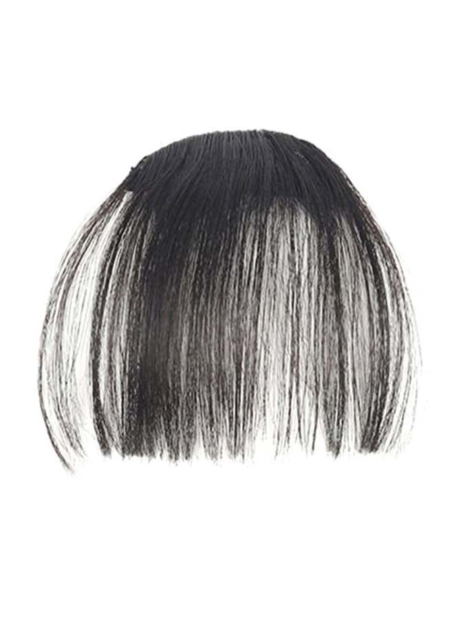 Front Neat Air Fringe Bang Hair Extension Black