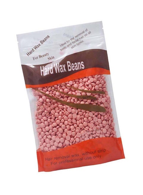 حبيبات شمع صلبة وردي 300جرام