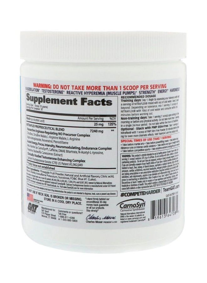GAT Nitraflex Dietary Supplement - Blue Raspberry - Image 2