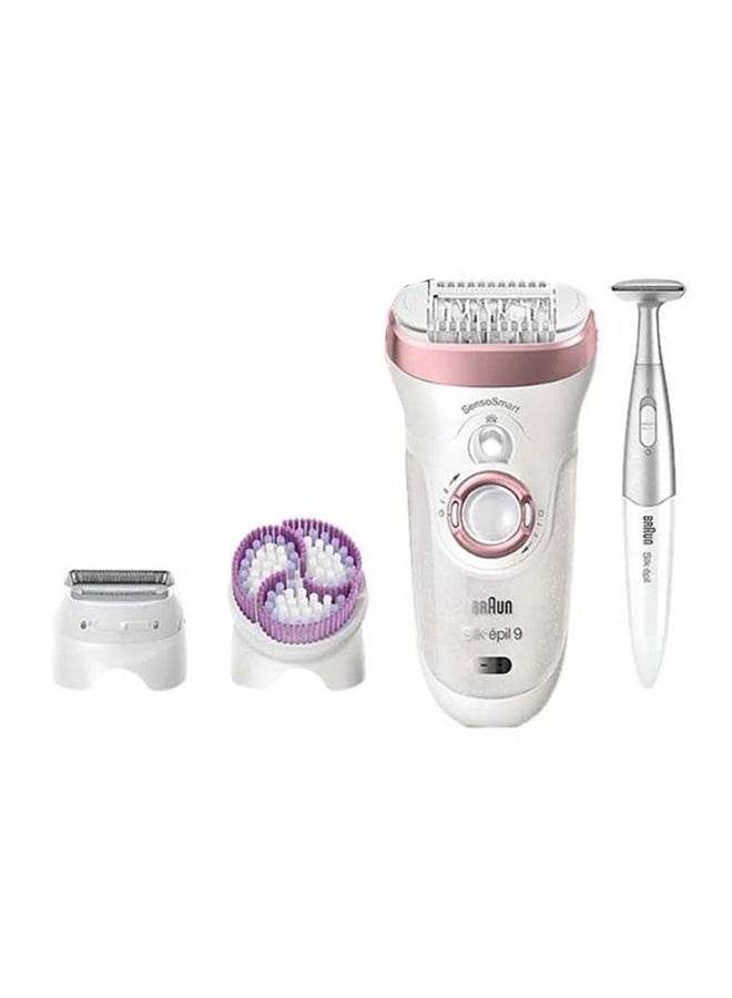 BRAUN - Silk-Epil 9 9/980 SkinSpa SensoSmart Epilator Set White/ Rose Gold - Image 1