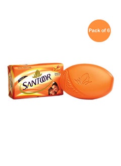 Santoor Soap Pack of 6 75grams 