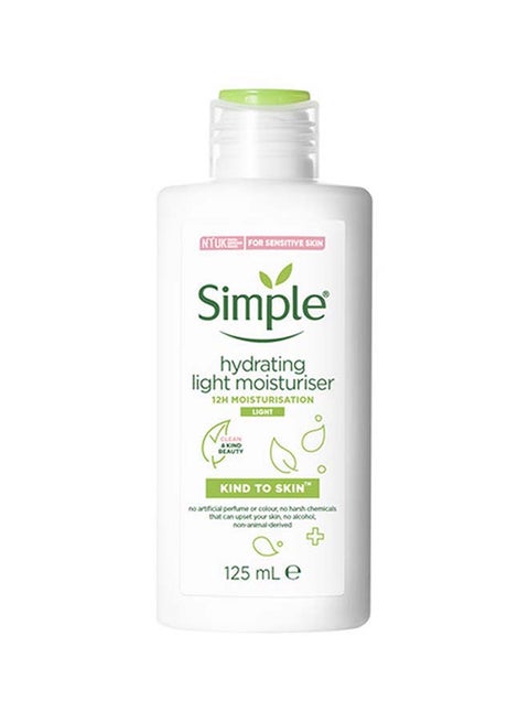 Face Cream For Sensitive Skin Hydrating Light Moisturiser 125ml