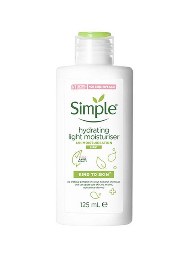 simple Face Cream For Sensitive Skin Hydrating Light Moisturiser 125ml  - Image 1