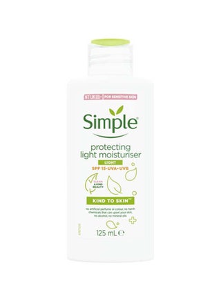 Face Cream For Sensitive Skin Protecting Light Moisturiser With SPF 15 UVA + UVB 125ml - v1638784830/N26870107A_1
