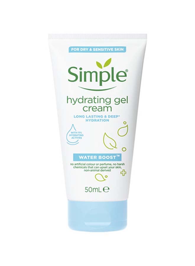 simple Waterboost Face Cream Hydrating Gel Long Lasting Deep Hydration 50ml - Image 1