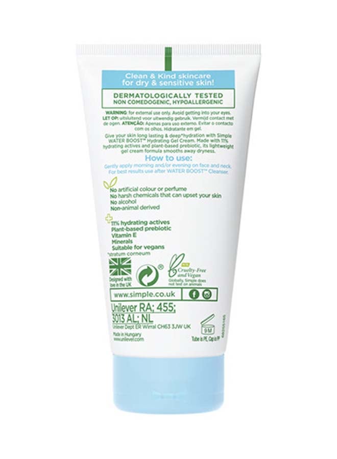 simple Waterboost Face Cream Hydrating Gel Long Lasting Deep Hydration 50ml - Image 2