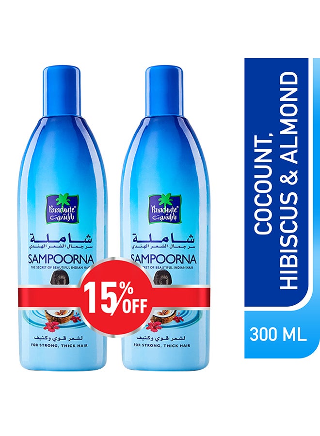 باراشوت مجموعة زيت شعر سامبورنا سعة 300 مل من قطعتين 