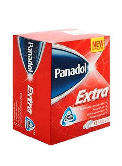 Panadol Extra Pain Relief Supplement - 72 Tablets  - Image 1