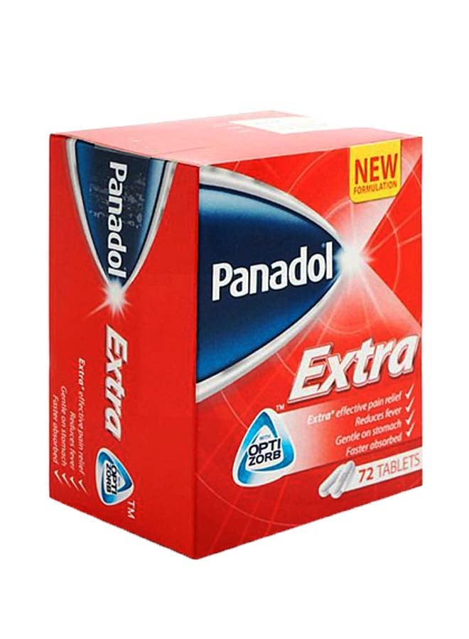 Panadol Extra Pain Relief Supplement - 72 Tablets  - Image 1