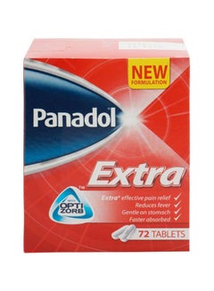 Panadol Extra Pain Relief Supplement - 72 Tablets  - Image 2