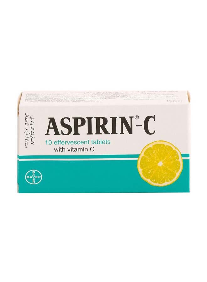 Aspirin-C Effervescent Vitamin C - 10 Tablet - Image 2