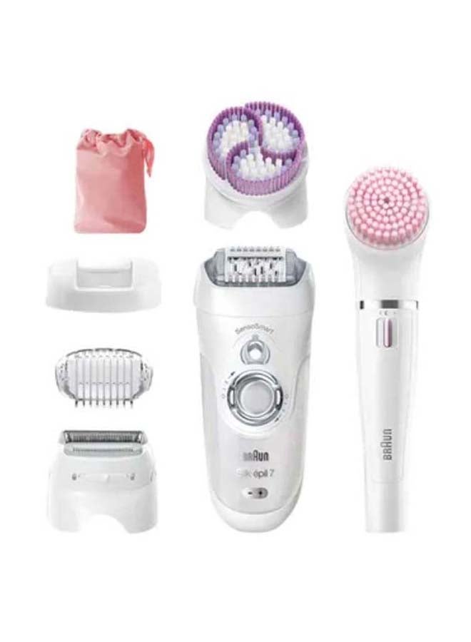BRAUN - Silk-Epil 7 SES 7885 SensoSmart Beauty With 4 Attachments White - Image 1
