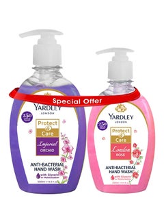 Pack Of 2 Antibacterial Handwash Imperial Orchid With London Rose 500+250ml - v1638784884/N39788010A_1