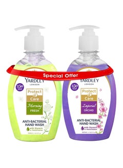 Pack Of 2 Antibacterial Handwash Morning Fresh With Imperial Orchid 500ml - v1638784886/N39788025A_1