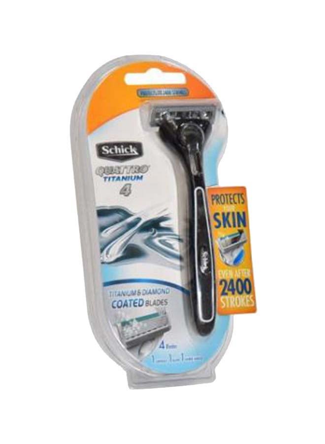 شفرات كواترو رباعية مطلية بالتيتانيوم أسود