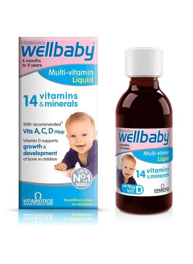 Vitabiotics - Wellbaby Multi-Vitamin Liquid 150ml - Image 1