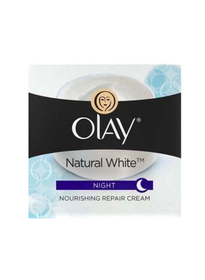 Olay Natural White Night Nourishing Repair Cream 50grams - Image 1