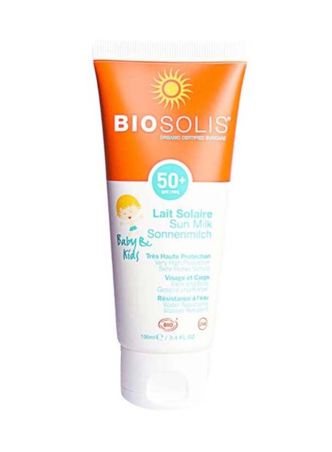 BIOSOLIS Organic Sun Milk  SPF 50+ - Image 1