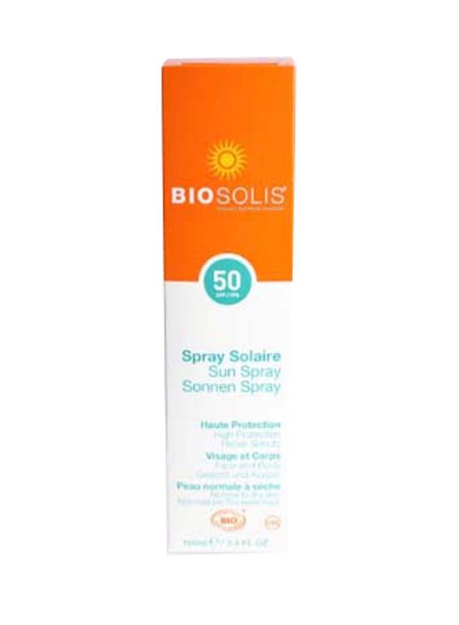 BIOSOLIS - Organic Sun Spray SPF 50 100ml - Image 1