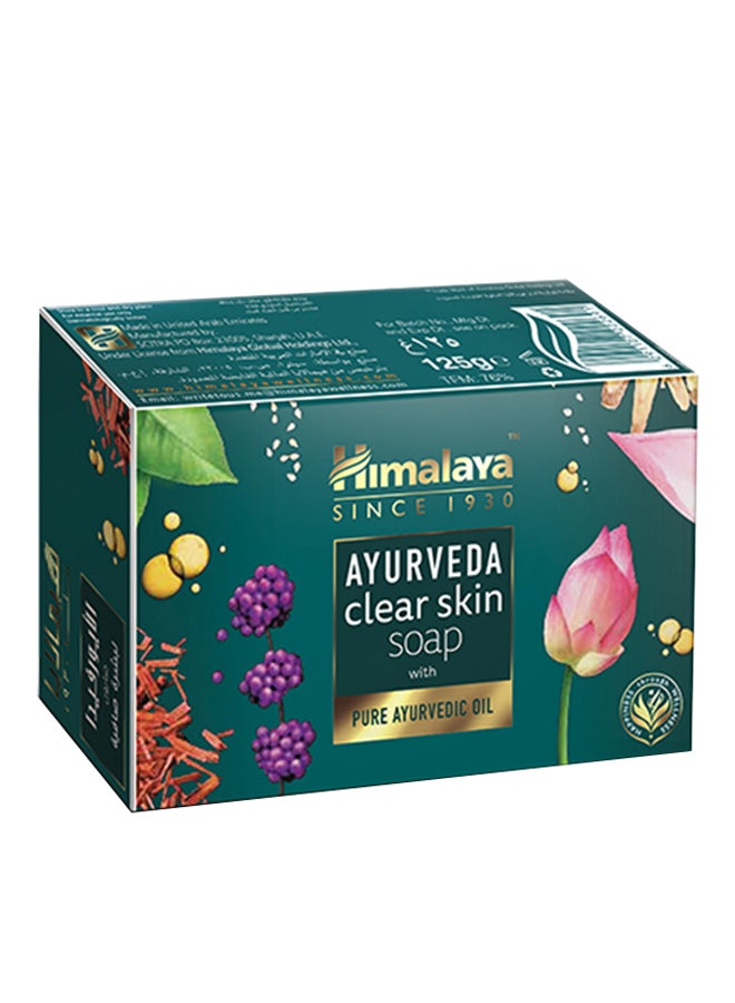 هيمالايا صابون أيورفيدا لبشرة صافية بزيت الأيورفيدا النقي 125جرام - Image 1