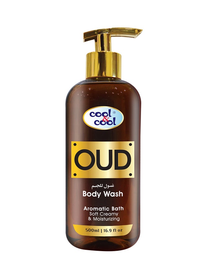 Cool & Cool - Oud Body Wash Alcohol-Free Brown 500ml - Image 1