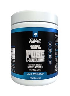Yalla Protein 100% Pure LGlutamine Powder 0.30kg 60 Servings  - Image 1